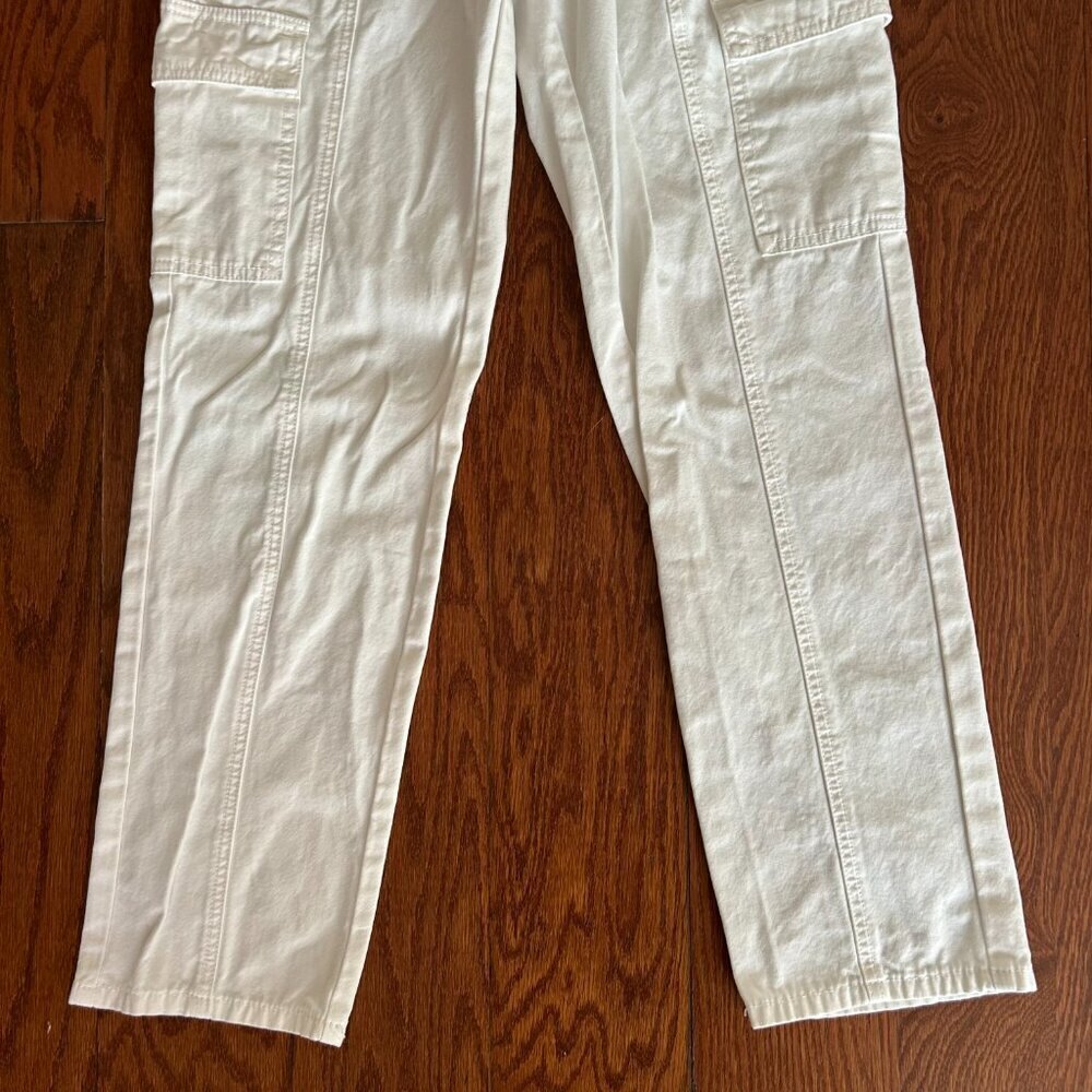Sincerely Jules White Utilitarian Cargo Ankle Length Pants Size 25 Size 3 - Picture 5 of 11